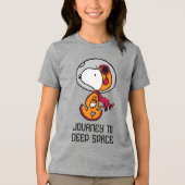 PLATZ | Snoopy Astronaut Tri-Blend Shirt (Vorderseite)