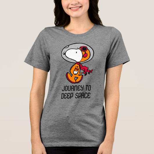 PLATZ | Snoopy Astronaut Tri-Blend Shirt (Vorderseite)