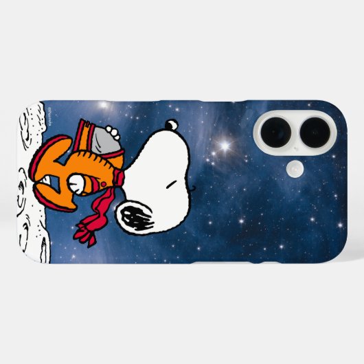PLATZ | Snoopy Case-Mate iPhone Hülle (Rückseite (Horizontal))