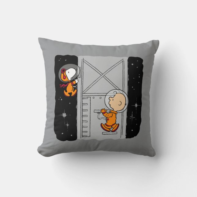PLATZ | Snoopy & Charlie Brown Kissen (Vorderseite)