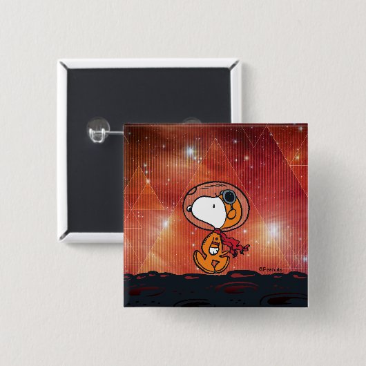PLATZ | Snoopy Geometric Moon Walk Button (Vorne & Hinten)