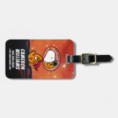 PLATZ | Snoopy Geometric Moon Walk Gepäckanhänger (Vorderseite horizontal)