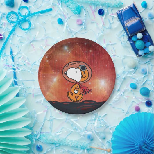 PLATZ | Snoopy Geometric Moon Walk Pappteller (Party)