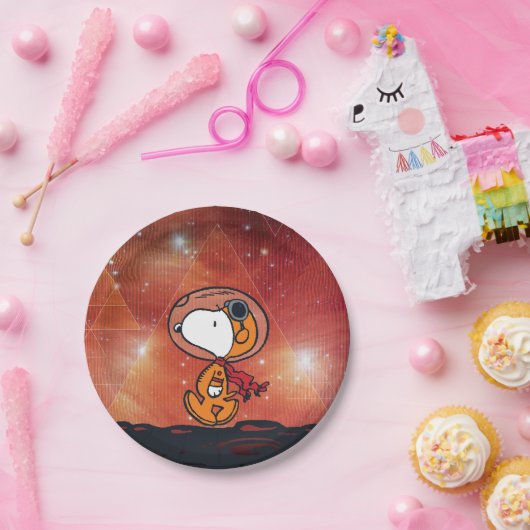 PLATZ | Snoopy Geometric Moon Walk Pappteller (Party)