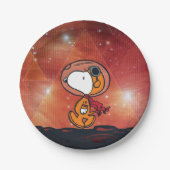 PLATZ | Snoopy Geometric Moon Walk Pappteller (Vorderseite)