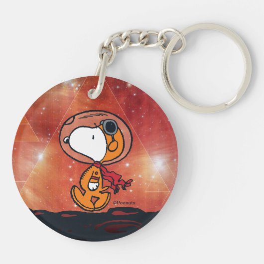 PLATZ | Snoopy Geometric Moon Walk Schlüsselanhänger (Rückseite)
