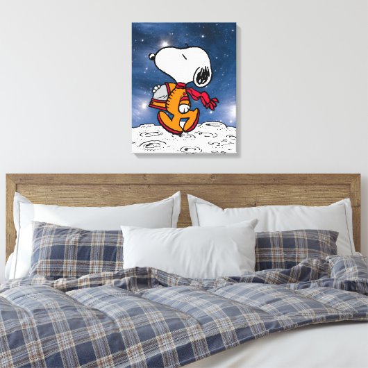 PLATZ | Snoopy Leinwanddruck (Insitu (Schlafzimmer))