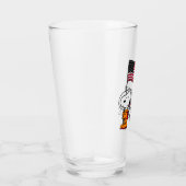 PLATZ | Snoopy mit Flaggenastronaut Glas (Rechts)