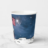 PLATZ | Snoopy mit Flaggenastronaut Pappbecher (Links)