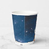 PLATZ | Snoopy mit Flaggenastronaut Pappbecher (Rechts)