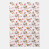 PLATZ | Snoopy Space Anzug Weißes Muster Geschirrtuch (Vertikal)