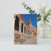 Platz Spanien, Sevilla Postkarte (Stehend Vorderseite)