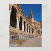 Platz Spanien, Sevilla Postkarte (Vorderseite)