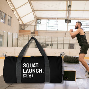 PLATZ. STARTEN. FLIEGEN! Minimalistisches Mit Mono Duffle Bag
