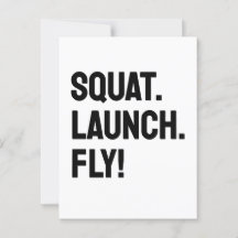 PLATZ. STARTEN. FLIEGEN! Minimalistisches Motivier
