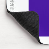 Platz: Storm Blau und Weiß Mousepad (Ecke)