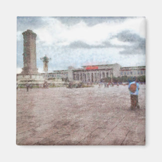 Platz Tiananmen in Peking Magnet