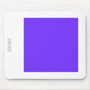 Platz - Tiefe Himmelsblume und Weiß Mousepad