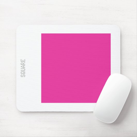 Platz - Tiefe Rose und Weiß Mousepad (Mit Mouse)