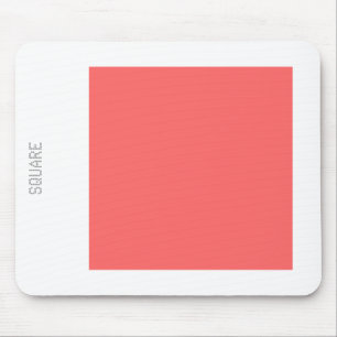 Platz - Tropisches Rosa und Weiß Mousepad