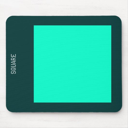 Platz - Türkis und Dk Green Mousepad (Vorne)