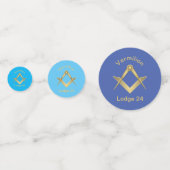 Platz und Kompass Konfetti (Rückseiten)