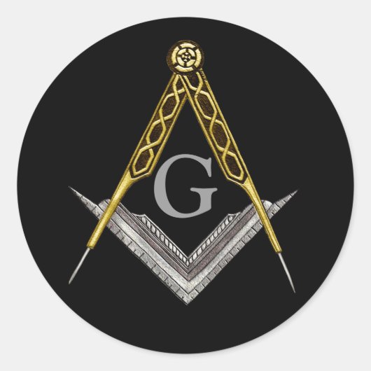 Platz und Kompass mit Blick Runder Aufkleber (Vorderseite)