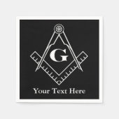 Platz und Kompass mit Inset G Serviette (Vorderseite)