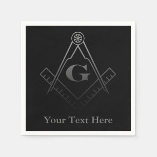 Platz und Kompass mit Inset G Serviette