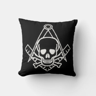 Platz und Kompass mit Inset Skull Kissen