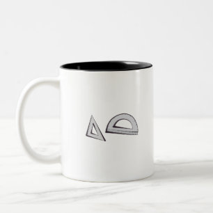 Platz und Länge Zweifarbige Tasse