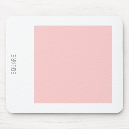 Platz: verblasst in Rosa und Weiß Mousepad (Vorne)