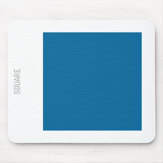 Platz - Wüste Blau und Weiß Mousepad (Vorne)