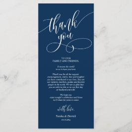 Platz zum Abendessen dank Kalligraphie Karten