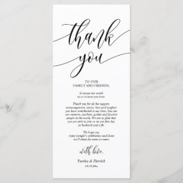 Platz zum Abendessen dank Kalligraphie Karten