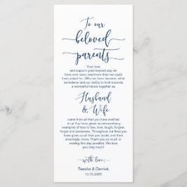 Platz zum Abendessen, danke, navy Blue, Card Programm