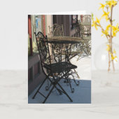 Platz zum Sitzen Karte (Gelbe Blume)