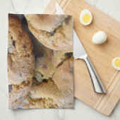 Plätzchen auf den abkühlenden geschirrtuch (Viertel Falte)