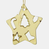 Plätzchen-Austausch Keramik Ornament (Links)