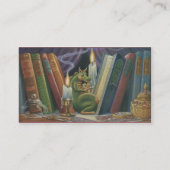 Plätzchen-Drache Visitenkarte (Rückseite)