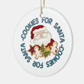 Plätzchen für Sankt-Verzierung Keramikornament (Links)