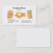 Plätzchen-Geschäfts-Visitenkarte Visitenkarte (Vorne/Hinten)