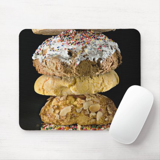 Plätzchen in einem Stapel Mousepad (Mit Mouse)
