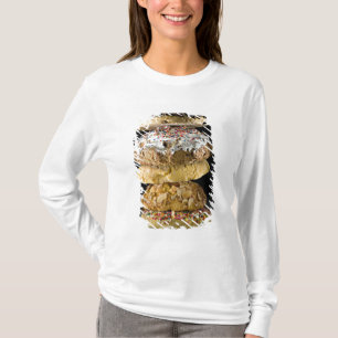 Plätzchen in einem Stapel T-Shirt