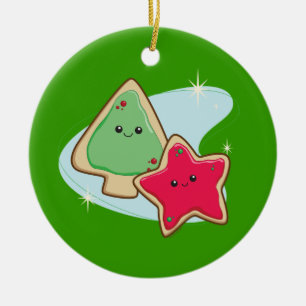 Plätzchen Keramikornament