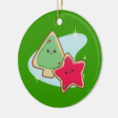 Plätzchen Keramikornament (Links)