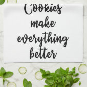 Plätzchen machen alles besseres Tuch (Gefaltet)