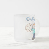 "PLÄTZCHEN!" Mattierte GlasTasse Mattglastasse (VorderseiteRechts)