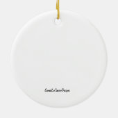 Plätzchen-Maus Keramikornament (Hinten)