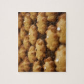 Plätzchen mit essbarer Goldlaubsäge Puzzle (Vertikal)